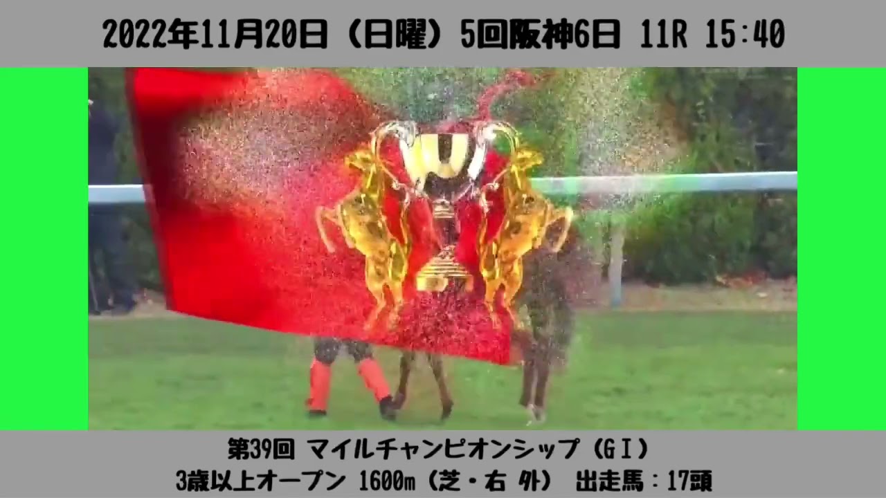 【ファンファーレ】第39回 マイルチャンピオンシップ（GⅠ）［2022/11/20 阪神11R］