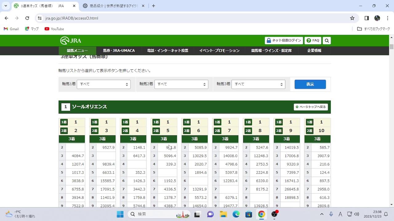 有馬記念適当予想　飲酒　私信