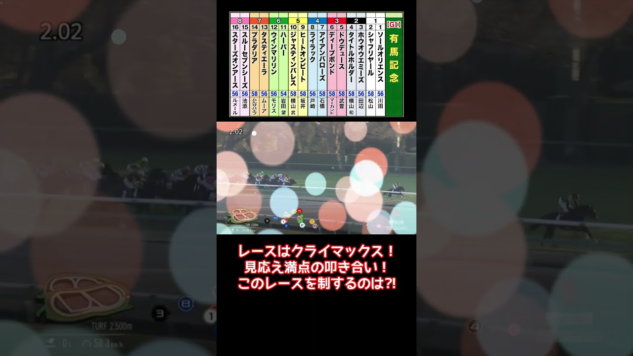 【競馬】初心者でも1分でわかる! G1レース有馬記念2023 #競馬女子