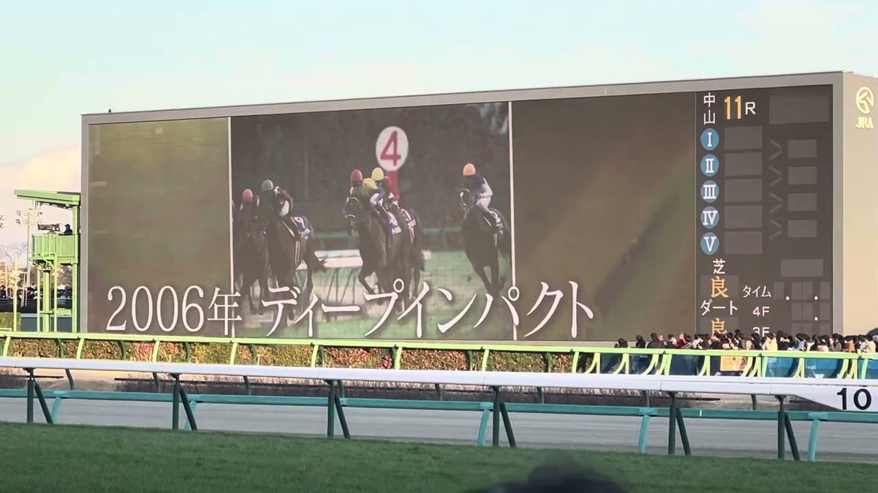 2023年有馬記念ファンファーレ前