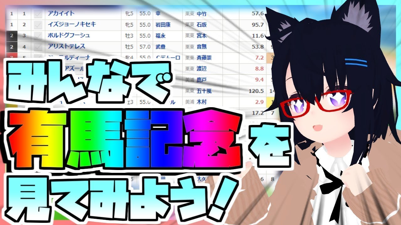 【競馬】ウマ娘から競馬を知った初心者も寄っといで！~みんなで競馬を見てみよう:2023有馬記念編~