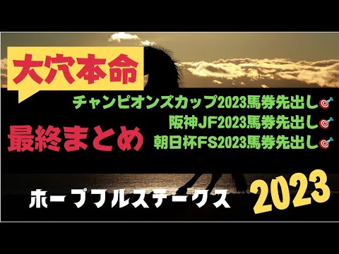 ホープフルステークス2023の競馬予想。大穴本命でイキます！