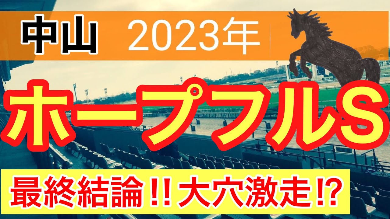 【ホープフルステークス2023】競馬予想　(直近中央競馬動画10戦6的中)