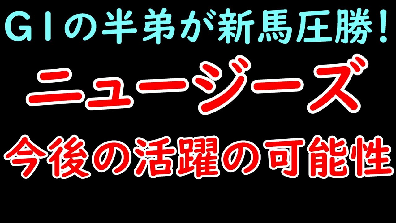 ニュージーズの新馬勝利について！オークス馬ミッキークイーンの半弟がデビュー戦圧勝！【POG23-24】