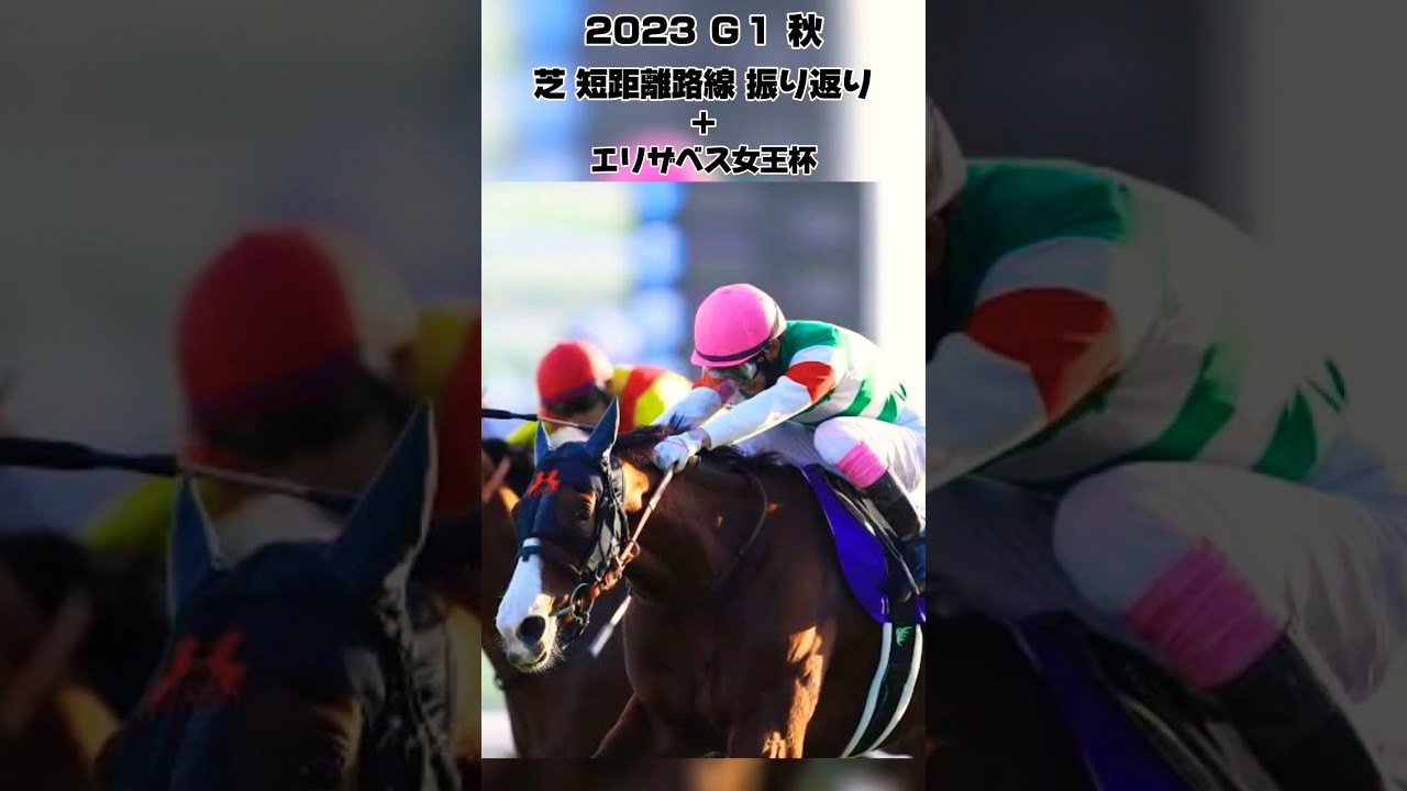 2023 秋 芝 短距離Ｇ１振り返り+エリザベス女王杯