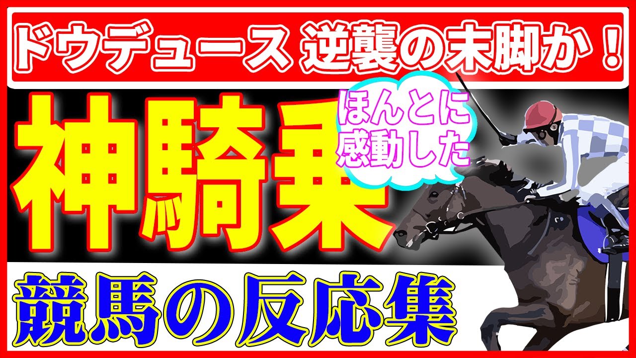 【競馬の反応集】武豊！！これぞ神騎乗！！そして本当のドウデュース！！（競馬のニュース）（有馬記念）(ジョッキーカメラ）