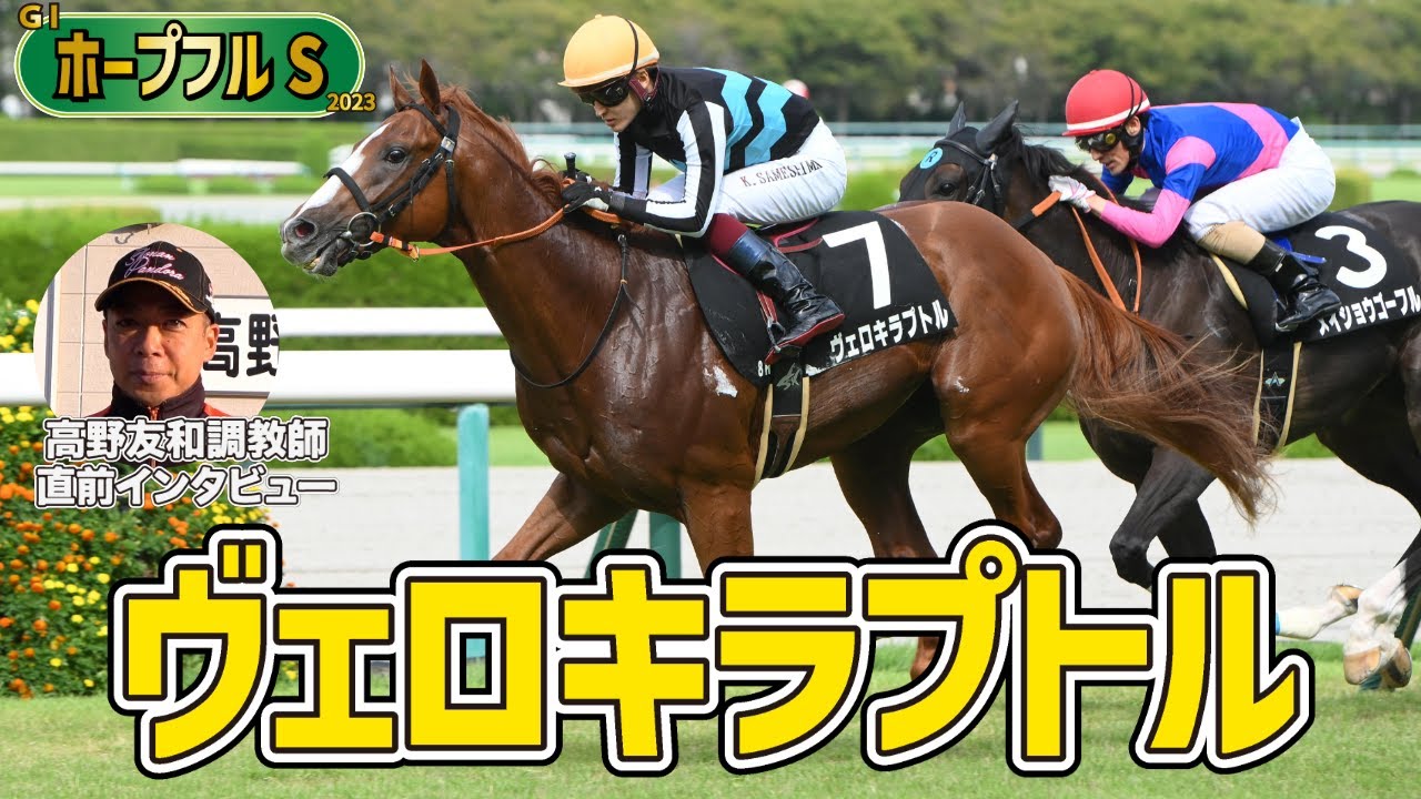 【ホープフルS2023】ヴェロキラプトル・高野友和調教師「この馬、競馬センスあるなと」《東スポ競馬》
