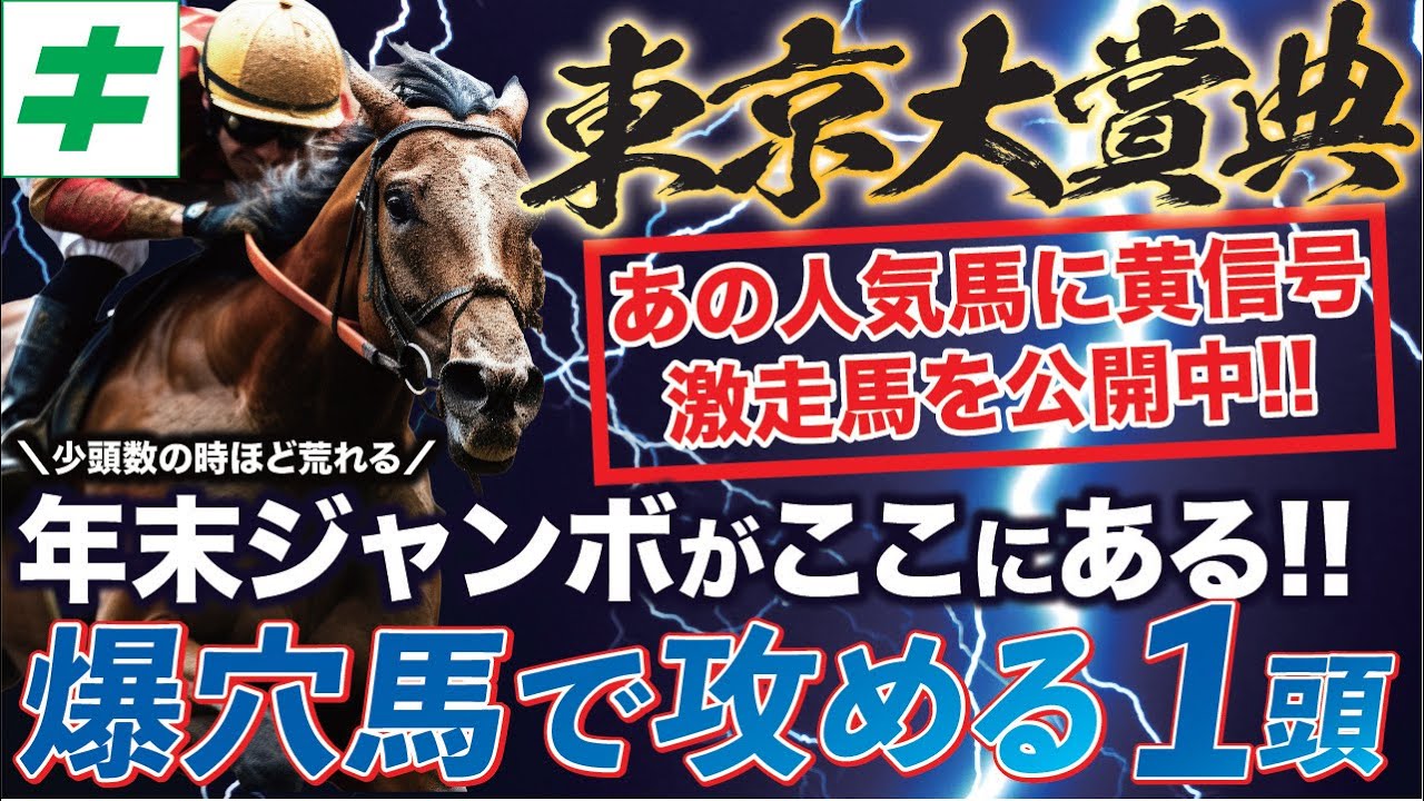 東京大賞典 2023 【穴馬/予想】えっ！？あの人気馬が黄信号？自信の爆穴とは！？年末ジャンボがココにある！