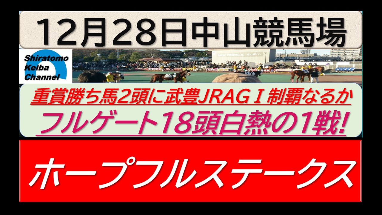【競馬予想】GⅠホープフルステークス～２０２３年１２月２８日 中山競馬場 ：１２－３４