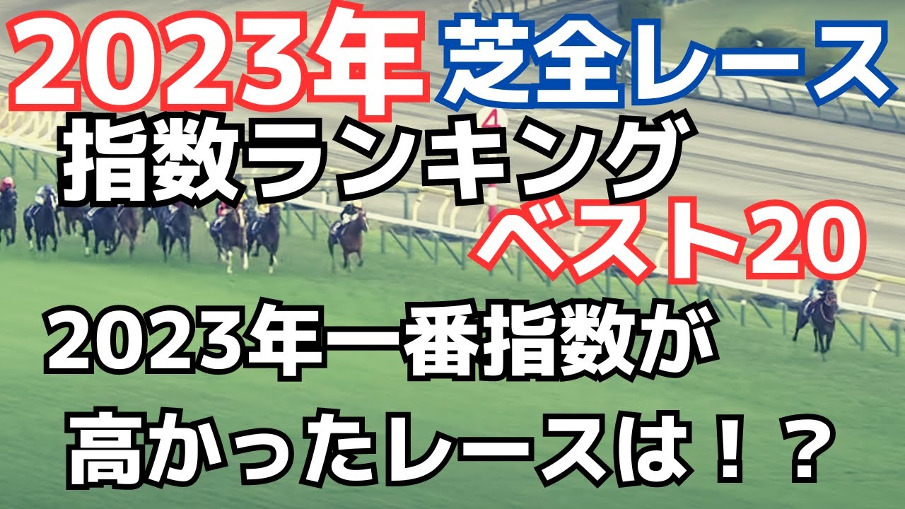 2023年指数ランキング大公開！！一番指数の高かったレースは果たして・・・