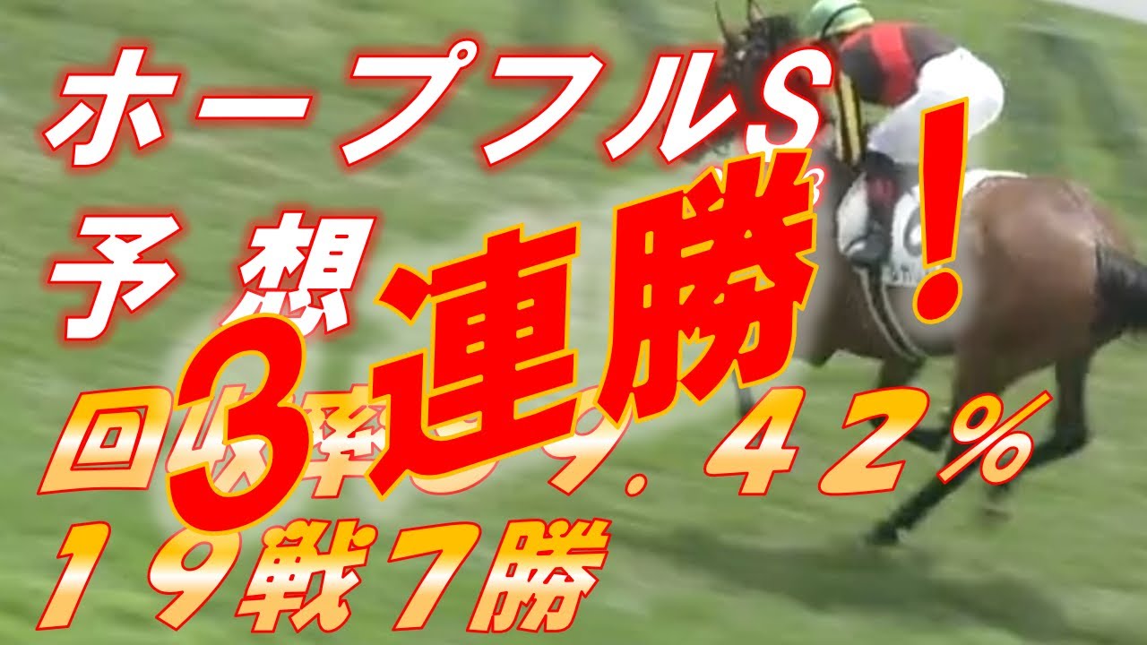 【的中248％回収‼】ホープフルS2023　予想　回収率89.42％　19戦7勝　3連勝で今年を締め括る！！　元馬術選手のコラム