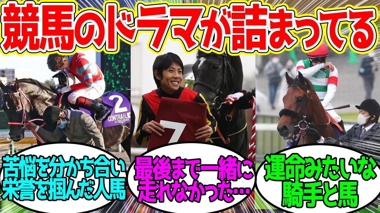 馬と騎手のストーリーが大好きなので…に対するみんなの反応！【競馬 の反応集】