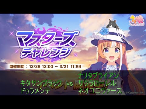 #ウマ娘プリティダービー　#マスターズチャレンジ　有馬記念　天皇賞（春）　皐月賞