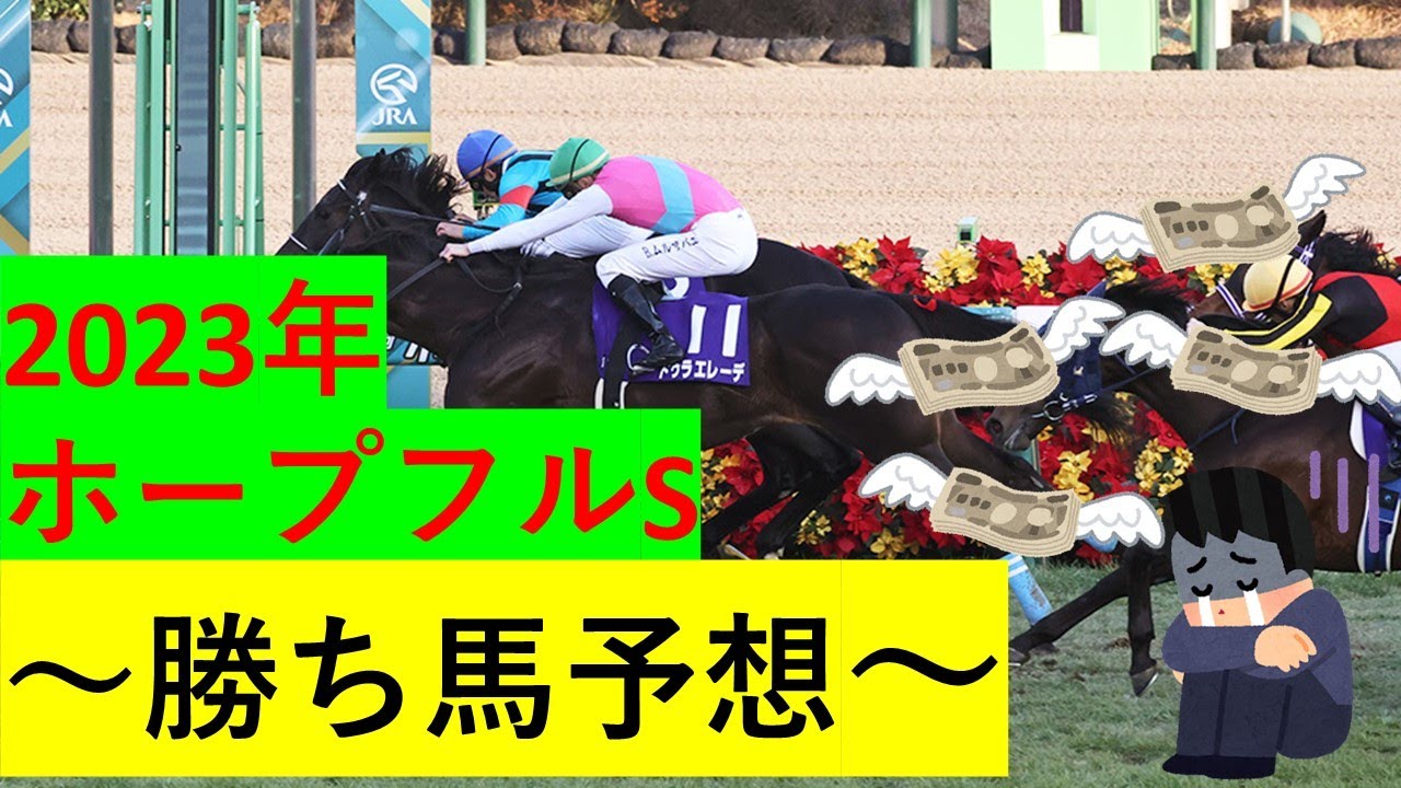 【競馬】2023ホープフルS【予想】