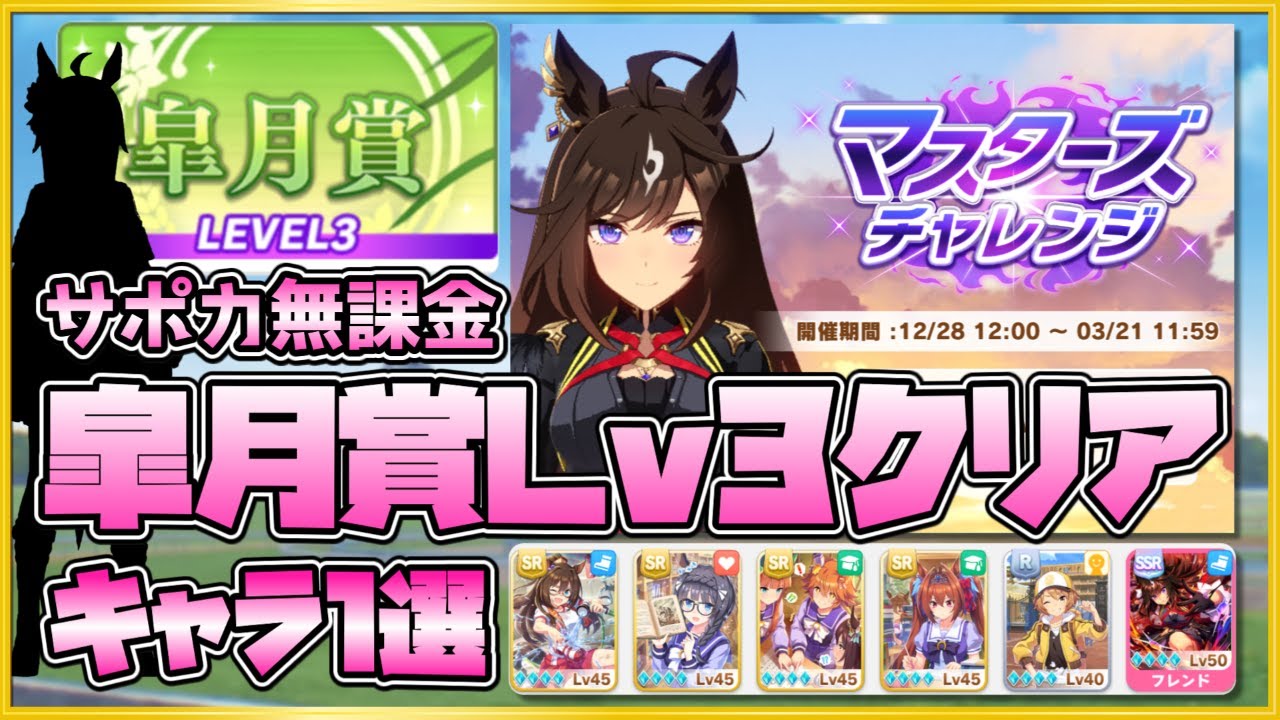 【ウマ娘】皐月賞Lv3・ドゥラメンテ対策キャラ1選【ゆっくり実況】