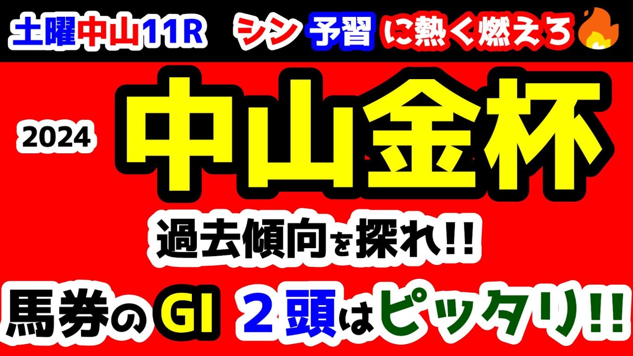 【予習に熱く燃えろ🔥】馬券のGⅠ 中山金杯😏  ピッタリなのは２頭だけ😲【2024 中山金杯  GⅢ】