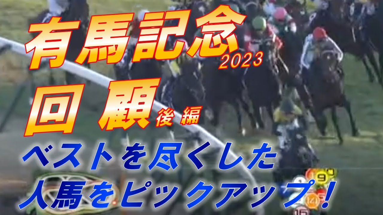 有馬記念2023　回顧（後編）　スターズオンアース・タイトルホルダー等　ベストを尽くした人馬を徹底解説！！　　元馬術選手のコラム