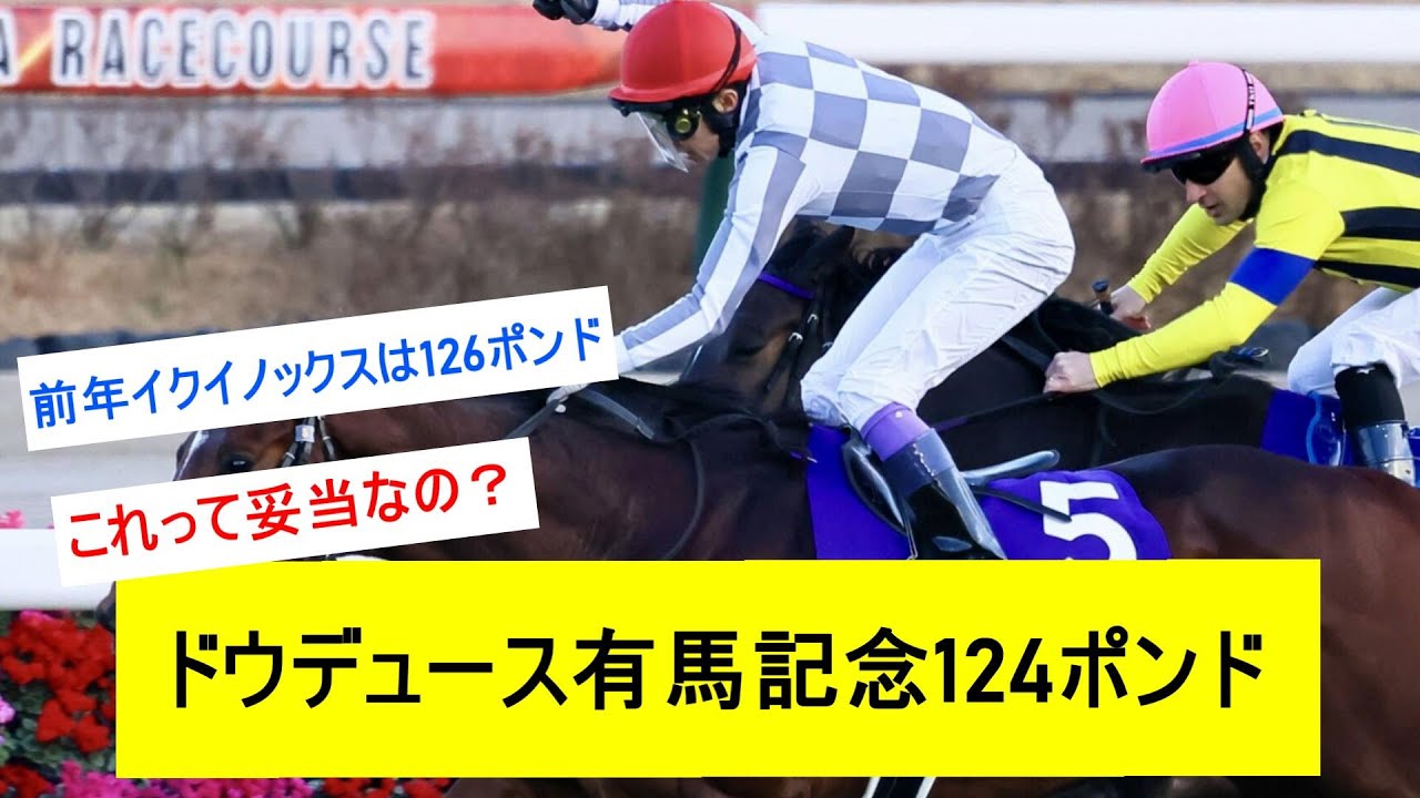 【競馬反応集】ドウデュースの有馬記念レーティング124に対するみんなの反応
