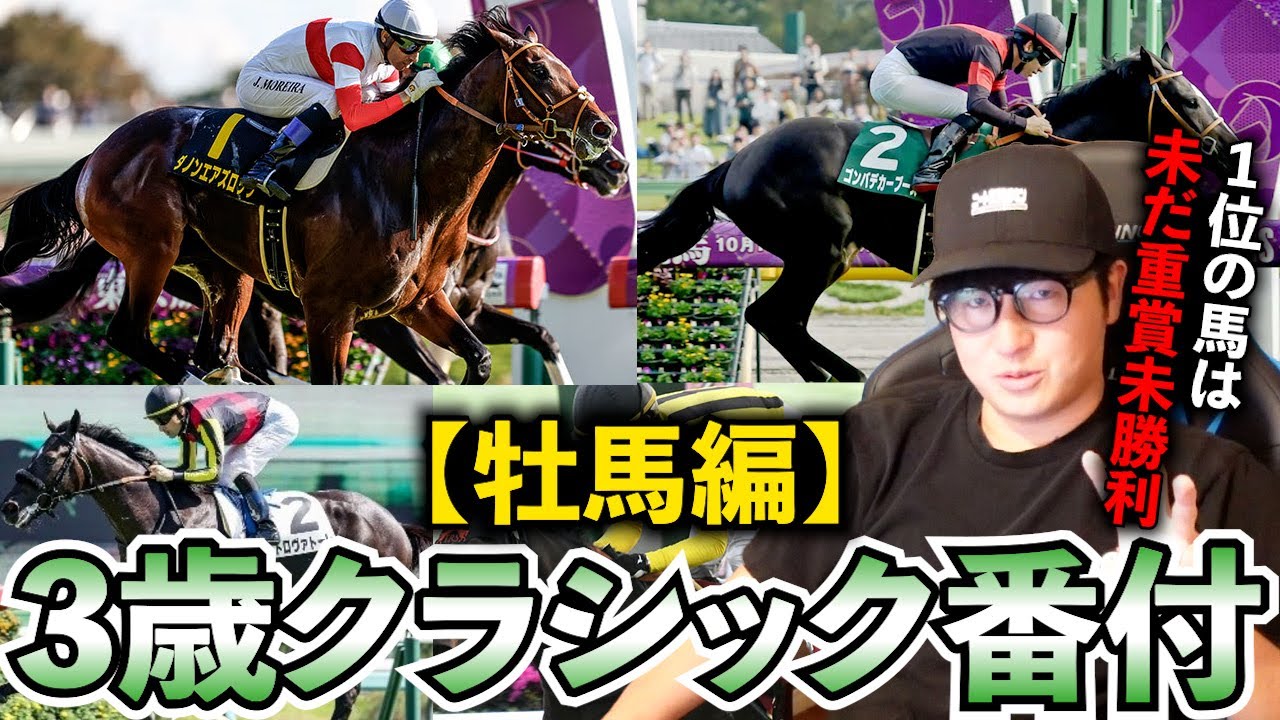 この馬必ず出世します。3歳牡馬の勢力図はこれで丸わかり！