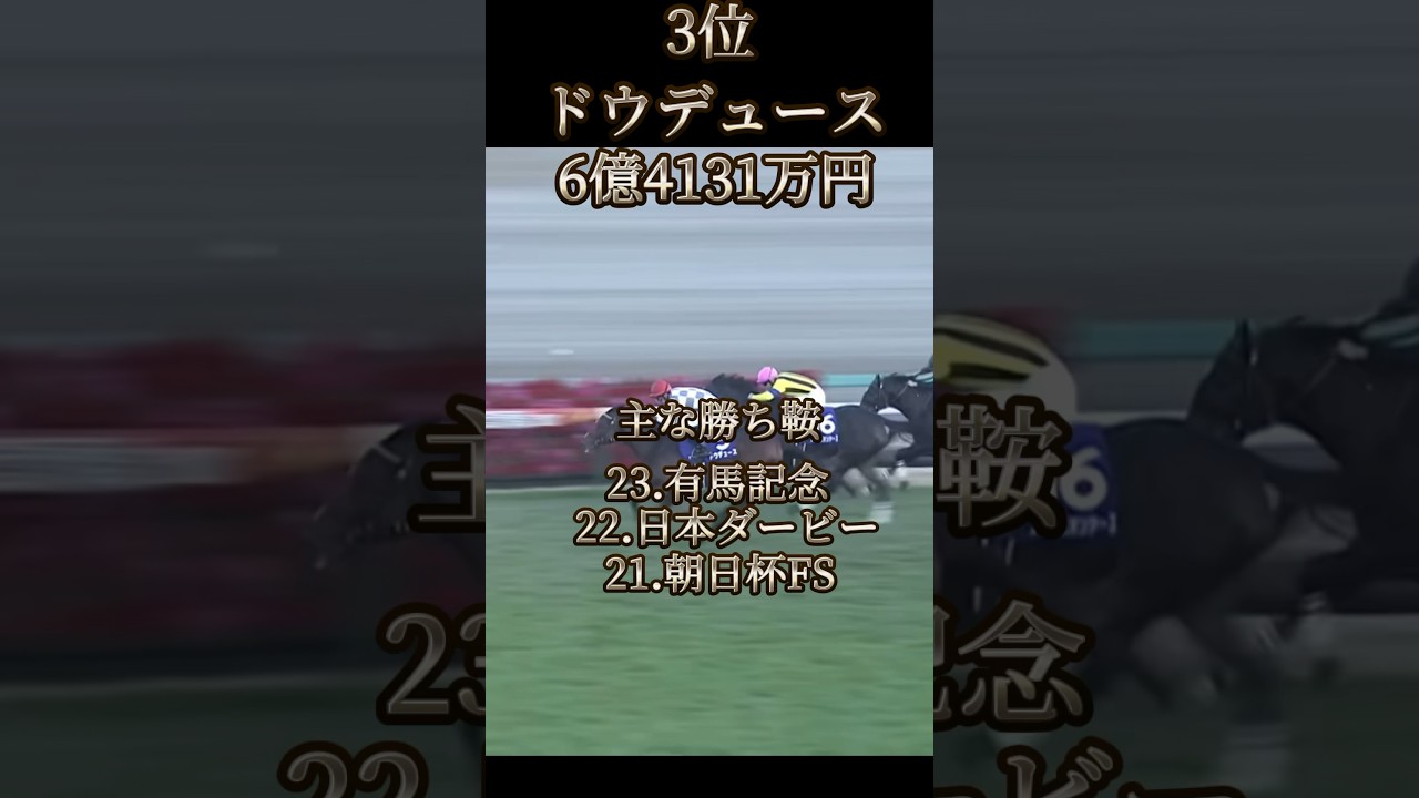 2023獲得賞金ランキング#競馬 #イクイノックス