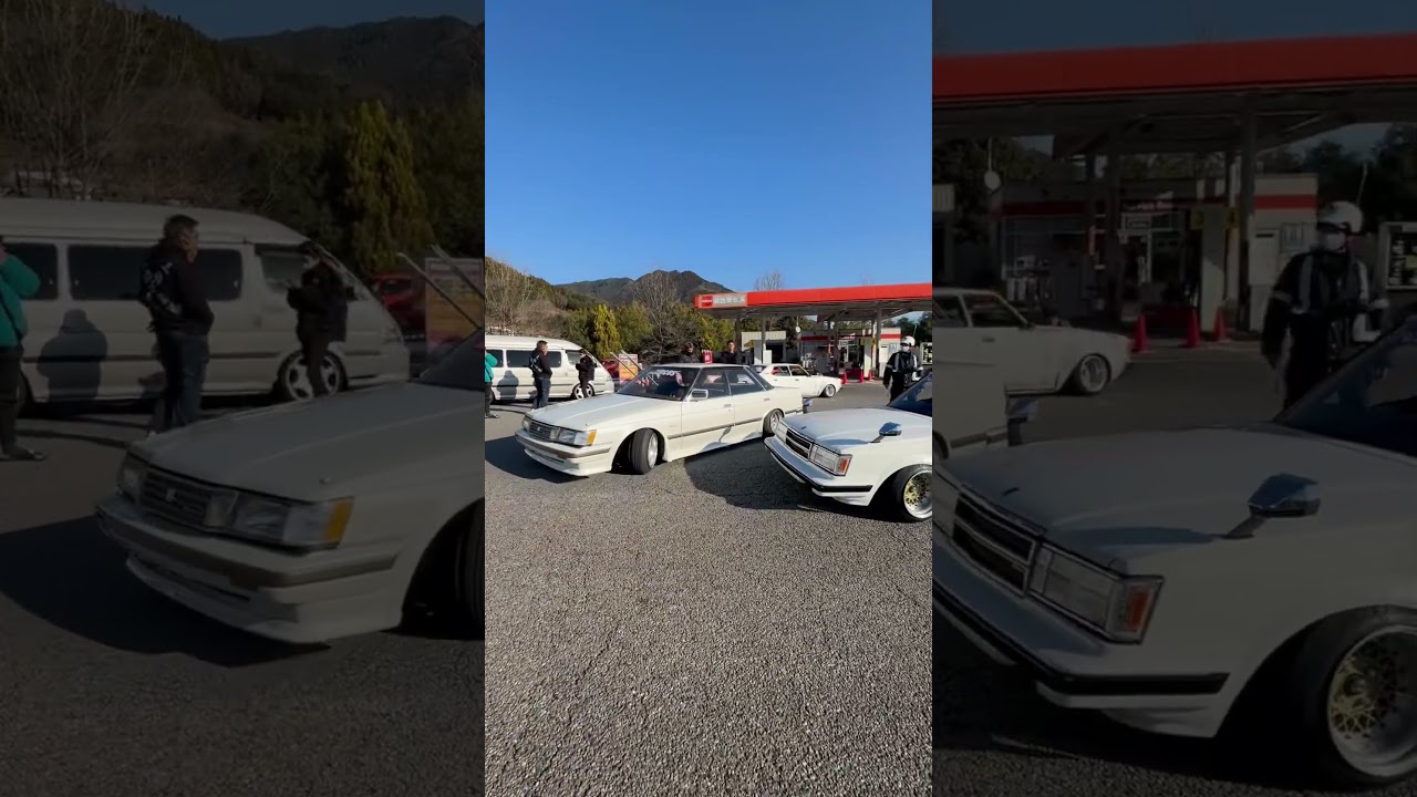 2023 前夜祭 爆音マフラー音 旧車會 シャコタン 改造車 チバラギ グラチャン 今年最後 #shorts