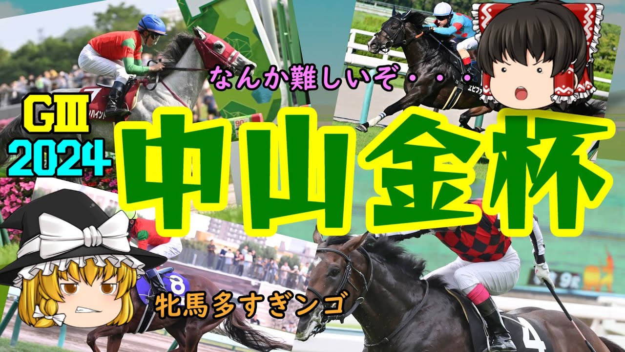 2024 中山金杯 を予想していくよ【牝馬多いなあ・・・】