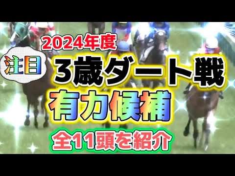 2024年3歳ダート路線注目馬