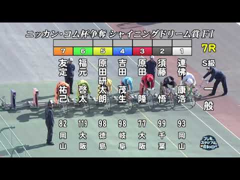 【岸和田競輪場】令和６年１月２日 7R ニッカン・コム杯 シャイニングドリーム賞 FⅠ　3日目【ブッキースタジアム岸和田】