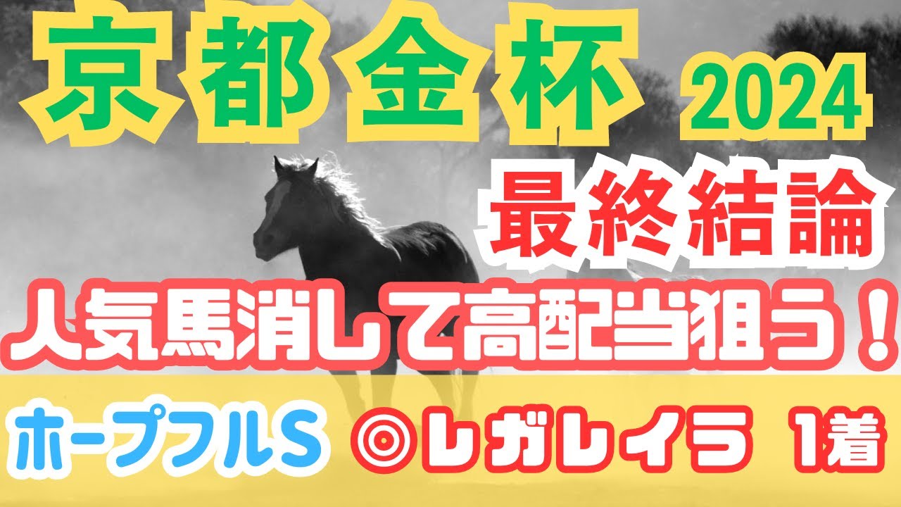 【京都金杯2023】人気馬軽視！穴馬中心で攻める！【最終結論】