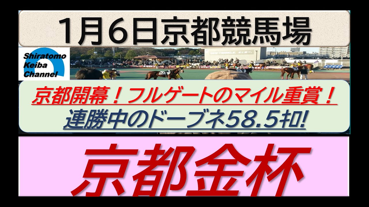 【競馬予想】GⅢ京都金杯！～２０２４年１月６日 京都競馬場 ：１－１５