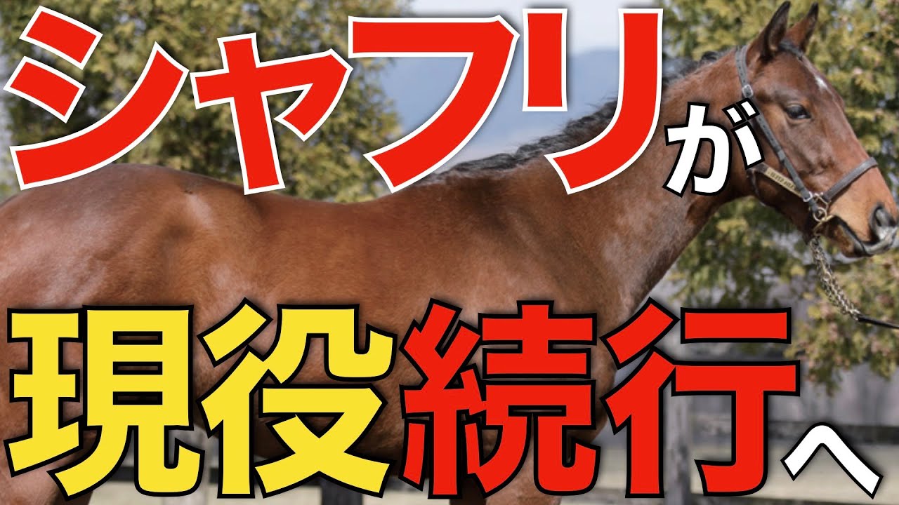 【驚いた】日本ダービー馬シャフリヤールが6歳も現役続行へ！種牡馬価値に変化あり？
