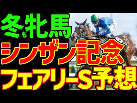 【シンザン記念、フェアリーS予想】超難解な3歳重賞…攻略法は牝馬減量！？女は冬も強い！？キャットファイトが熱く冬を盛り上げる！？2024年シンザン記念、フェアリーステークス予想動画【競馬ゆっくり】