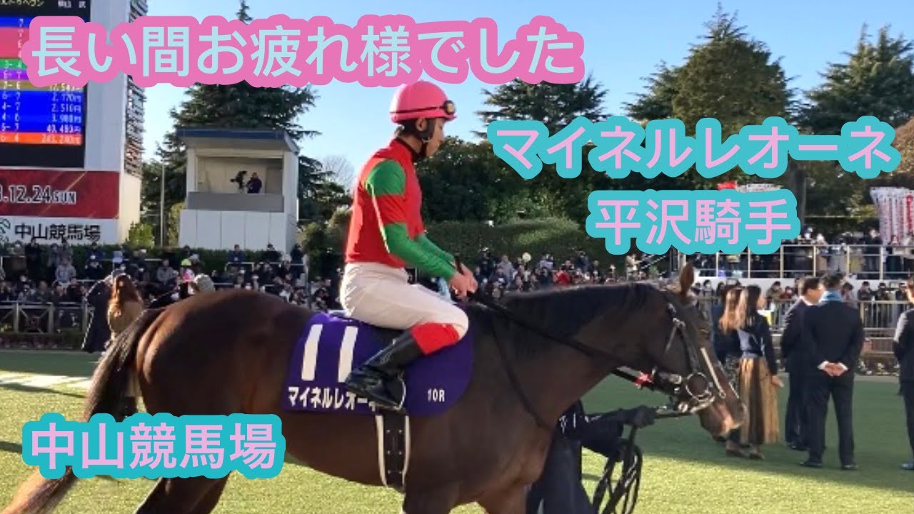 ともに引退お疲れ様でした　マイネルレオーネ　平沢騎手　中山大障害