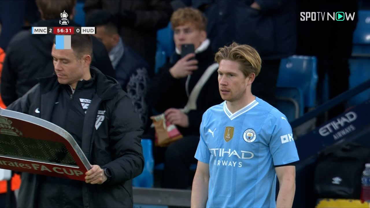 【FAカップ 速報】おかえりデ・ブライネ！ついにマンチェスター・Cのプレイメーカーが開幕戦以来の出場！vs. ハダースフィールド 1.7