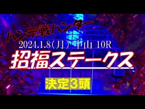 【必勝占い馬券術】ハンデ 2024.1.8招福ステークス#競馬 #予想 #万馬券