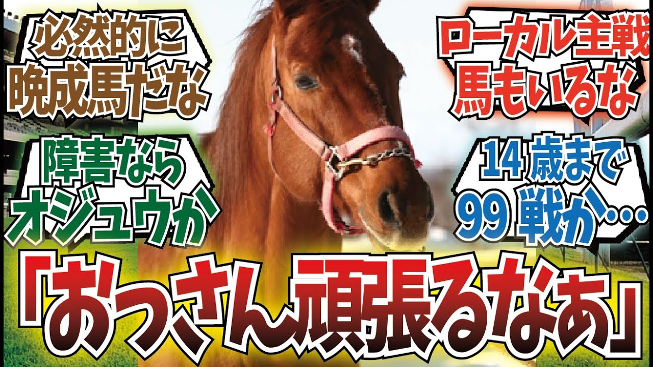 「7歳旧8歳以降で高額稼いだ馬ランキング」に対するみんなの反応集