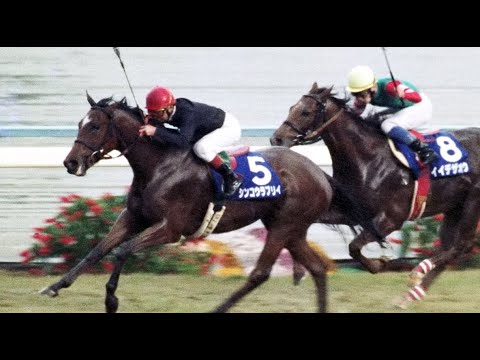 第10回　マイルチャンピオンシップ（ＧⅠ）　シンコウラブリイ　牝４　55　岡部幸雄　1993.11.21　　出走馬：イイデザオウ、ドージマムテキ、マイスタージンガー、トーヨーリファール他