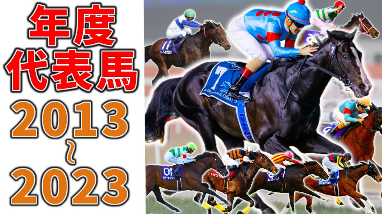 【年度代表馬集】 過去10年 2013～2023 【競馬ダイジェスト】