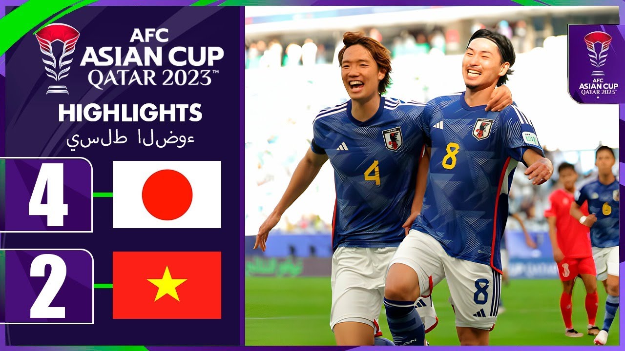 南野拓実ゴール | 日本 vs ベトナム 4-2 延長ハイライト | AFCアジアカップ2023