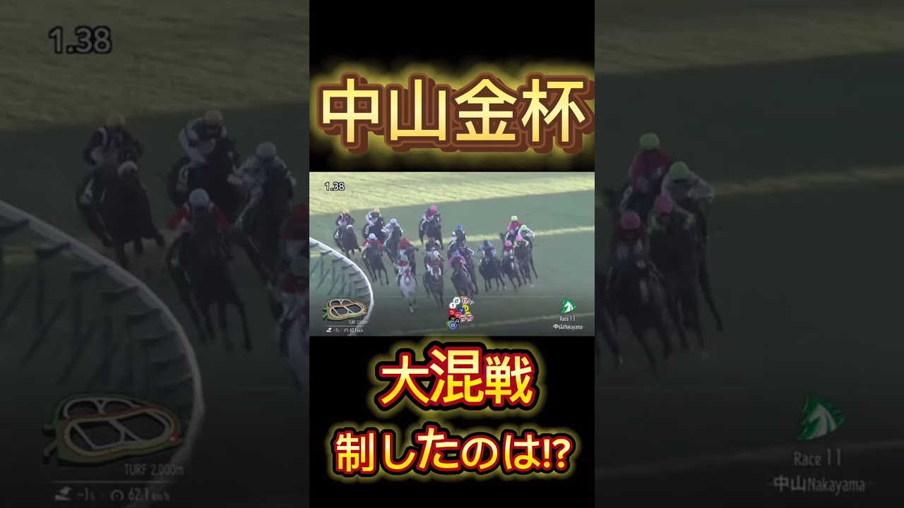 【中山金杯】大混戦、どの馬が制したのか！？#shorts #競馬 #予想