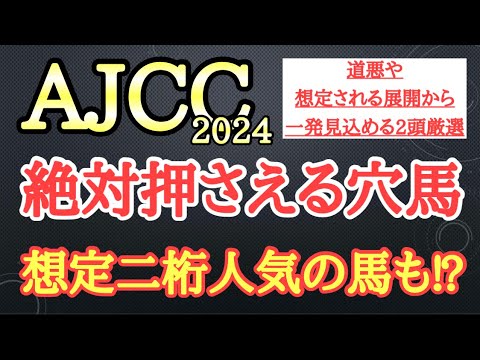 【アメリカジョッキークラブカップ2024】穴馬予想！想定される馬場や展開から狙える馬を2頭厳選して公開！