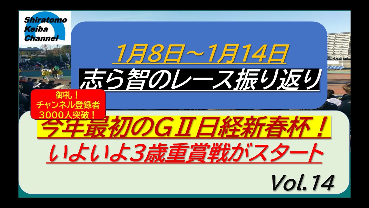 レース振り返り 2024年1月8日～14日 Vol 14
