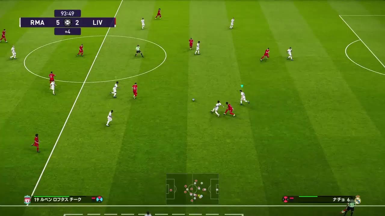 レアルマドリードでマスターリーグ　インターナショナルチャンピオンズカップ3節 vsリバプール