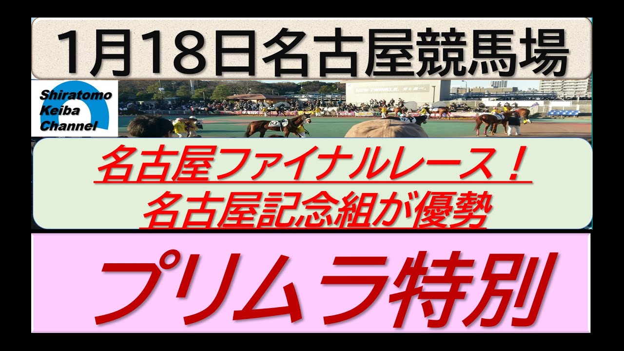 【競馬予想】プリムラ特別！～２０２４年１月１８日 名古屋競馬場 ：１－３８