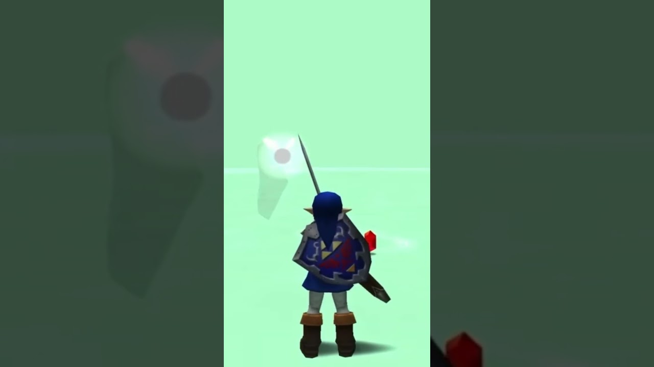 Link Defeats Dark Link In Ocarina Of Time! #gameplay #nostalgia #zelda