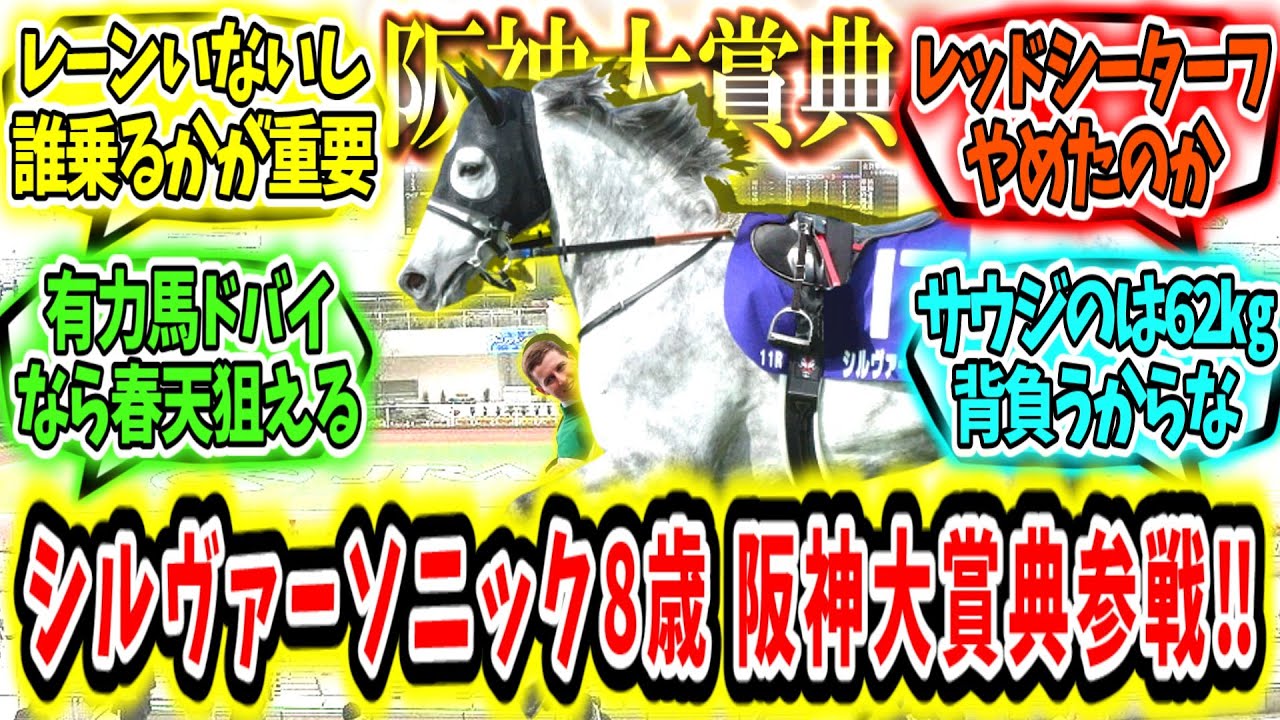 『サウジ見送り。シルヴァーソニック阪神大賞典参戦‼』に対するみんなの反応【競馬の反応集】