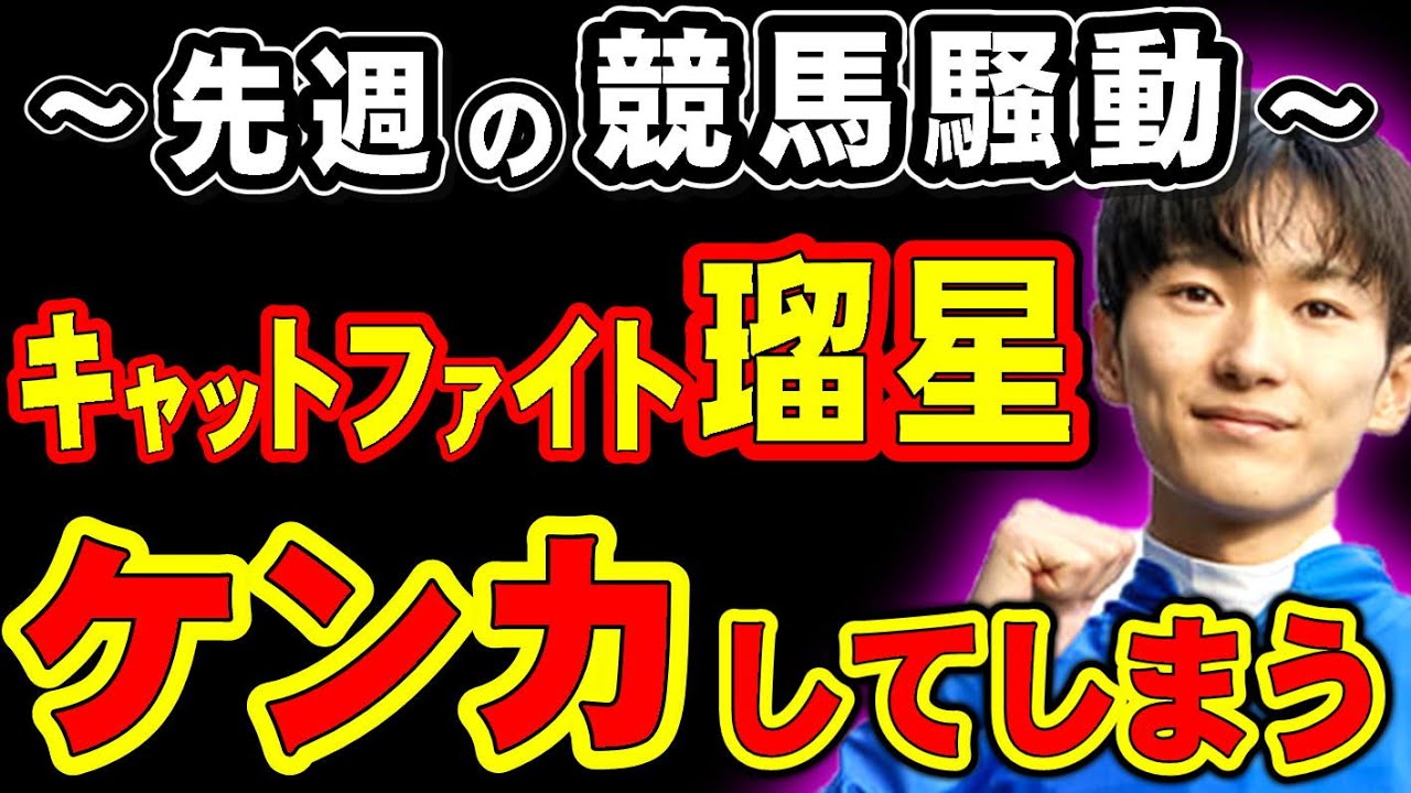 先週の競馬騒動！キャットファイト瑠星、ケンカしてしまう