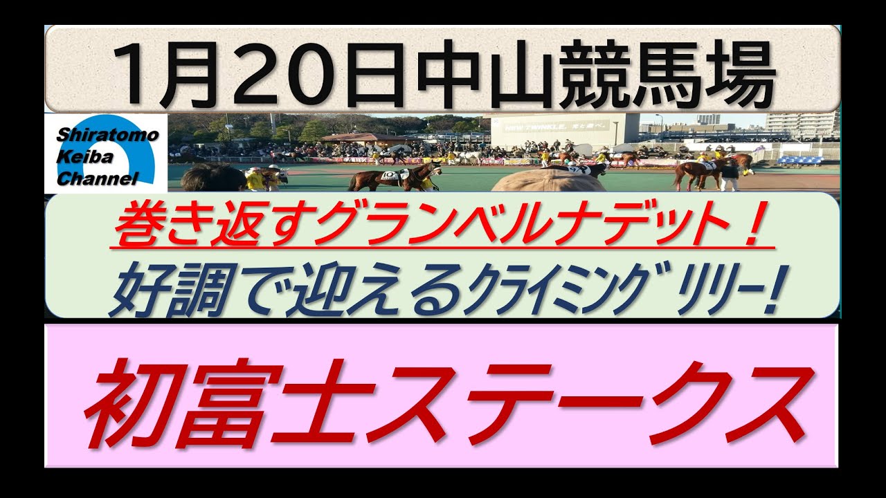 【競馬予想】初富士ステークス！～２０２４年１月２０日 中山競馬場 ：１－４０