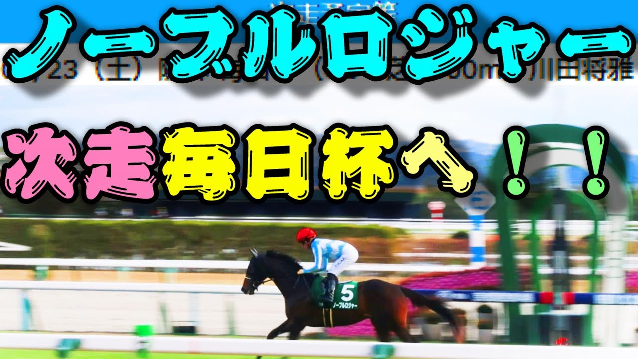 【一口馬主】ノーブルロジャー、次走毎日杯へ！-心強いコンビ継続、春の大舞台を見据え距離延長に挑戦へ-【ノルマンディーOC】