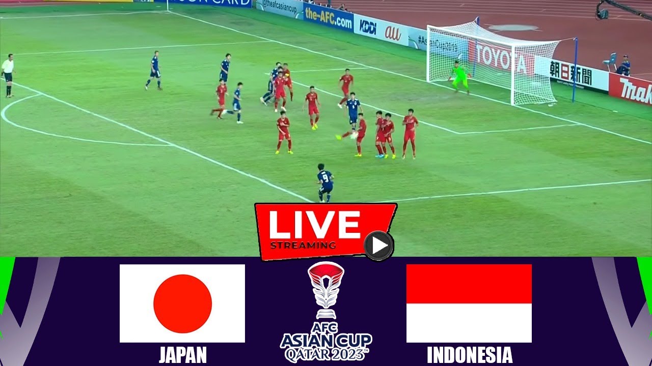 🔴[ライブ] 日本 vs インドネシア | AFCアジアカップ2024 | フルマッチストリーミング